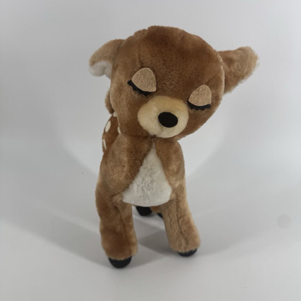 VtG 1974 Dakin Bambi Plush Stuffed Animal Flora Fawn Deer W/ Original Tags